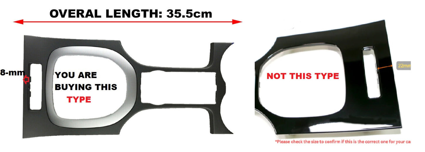 Full Silver Gear Surround Centre Console Trim for Holden Commodore VE WM