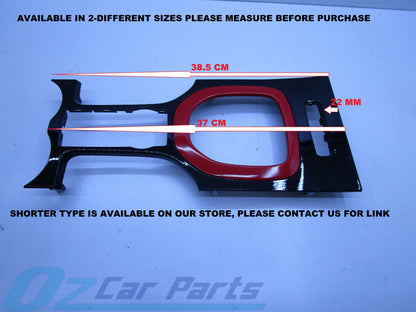Gear Surround Centre Console Trim Shiny Black with Red Ring for Holden Commodore VE