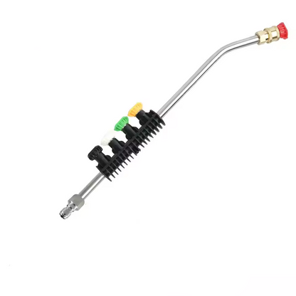 BEAR FORCE | 1/4" Pressure Washer Bent Extension Lance Wand + 5x Nozzles
